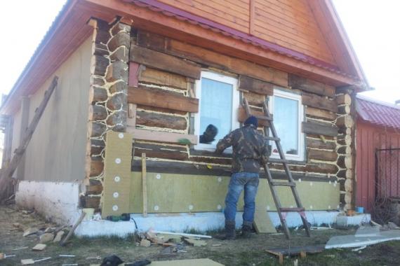 Обшить деревянный дом панелями